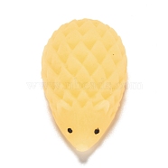 Hedgehog Shape Stress Toy, Funny Fidget Sensory Toy, for Stress Anxiety Relief, Yellow, 42x26x14mm(AJEW-H125-14)