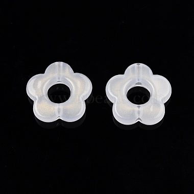 Acrylique opaque avec des cadres de perles de poudre scintillantes(SACR-G024-14)-3