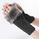 Polyacrylonitrile Fiber Yarn Knitting Fingerless Gloves(COHT-PW0001-15I)-1
