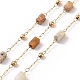 Natural Aventurine Rectangle Beaded Chains(AJEW-SZ0002-42D)-1