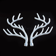 Antler Tree Jewelry Display Rack Silicone Molds, Resin Casting Molds, For UV Resin, Epoxy Resin Jewelry Making, White, 220x128x9.5mm(AJEW-WH0022-08)