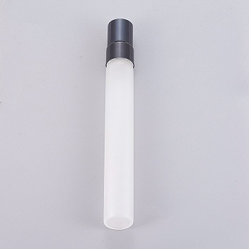 Glass Spray Bottle, with Alumite Cap, Black, 11.5cm