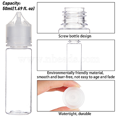 Benecreat пластиковые бутылки для выжимания(AJEW-BC0001-33A)-4