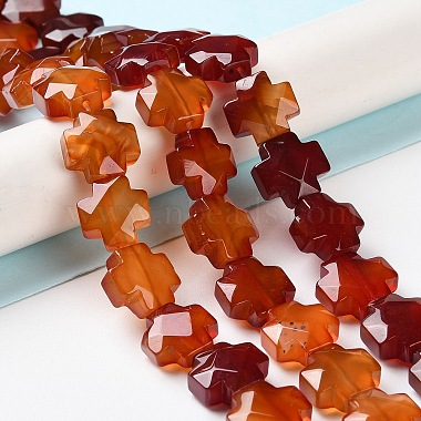 Natural Red Agate Beads Strands(G-K357-C05-01)-2