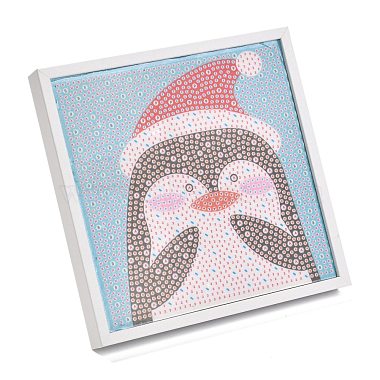 子供のためのDIYクリスマステーマダイヤモンド塗装キット(DIY-F073-12)-3