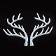Moldes de silicona de estante de exhibición de joyería de árbol de asta(AJEW-WH0022-08)-1