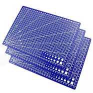 A4 Plastic Cutting Mat, Cutting Board, for Craft Art, Rectangle, Dark Slate Blue, 22x30cm(WG93469-01)