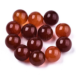 Natural Carnelian Beads, Gemstone Sphere, No Hole/Undrilled, Round, 8mm(X-G-R483-05-8mm)