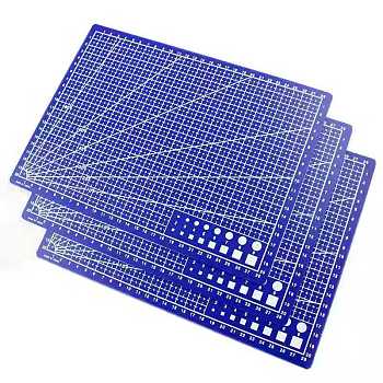 A4 Plastic Cutting Mat, Cutting Board, for Craft Art, Rectangle, Dark Slate Blue, 22x30cm