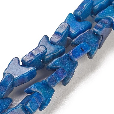 Blue Butterfly Howlite Beads