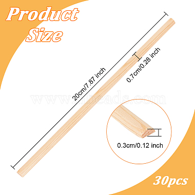 Round Wooden Sticks(WOOD-WH0109-22)-2