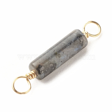 Natural Larvikite Connector Charms(PALLOY-JF01454-05)-5
