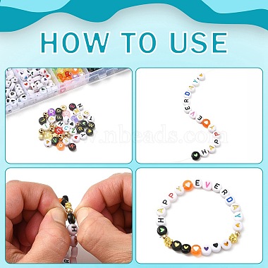 Набор для изготовления ожерелья из акрила и пластика со звездами(DIY-YW0008-43)-5