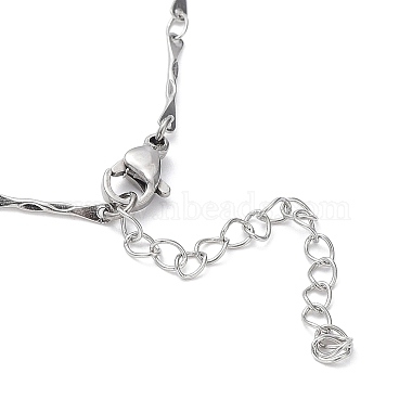 304 Stainless Steel Bar Link Chain Necklaces(NJEW-K249-16P)-3