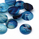 Dyed Natural Striped Agate/Banded Agate Cabochons(X-G-R348-16mm-01)-1
