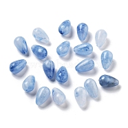 Opaque Acrylic Beads, Teardrop, Cornflower Blue, 15.5x10mm, Hole: 1.6mm(OACR-Q196-04F)
