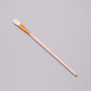 Wooden Paint Brush, with Wool, Clay Tool, BurlyWood, 17x0.85x0.55cm