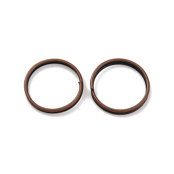 Brass Open Jump Rings, Cadmium Free & Lead Free, Red Copper, 12x0.7mm, Inner Diameter: 10.5mm, about 2083pcs/500g