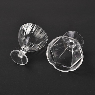 12Pcs Transparent Plastic Food Play Cup Set(AJEW-K030-07)-3