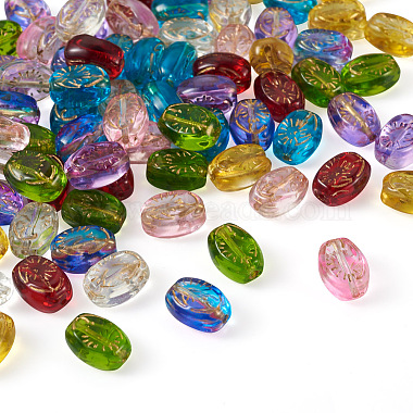 cheriswelry 96шт 8 цвета прозрачные стеклянные бусины нити(GLAA-CW0001-04)-3