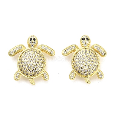 Brass Micro Pave Cubic Zirconia Beads(KK-H527-39G)-1