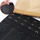 4Pcs 2 Colors Polyester Women's 3 Rows x 15 Hooks Longline Corset Bra Extender(DIY-BC0006-58)-4