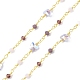 Butterfly & Round Glass Beaded Chains(CHS-P016-38G-07)-1