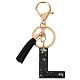 1Pc Resin Letter Keychains(KEYC-TADJ0001-09L)-1