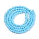 Electroplate Opaque Solid Color Glass Beads Strands(EGLA-A044-P1mm-L08)-3