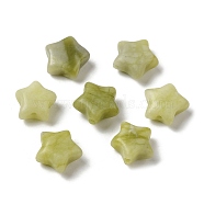 Natural Xinyi Jade/Chinese Southern Jade Beads, Star, 10.5~11x11~12x6mm, Hole: 1.4mm(G-A090-02B)