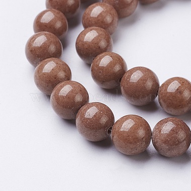 Natural Mashan Jade Round Beads Strands(G-D263-10mm-XS27)-2