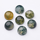 Natural Moss Agate Cabochons(G-MOSS8x4)-1