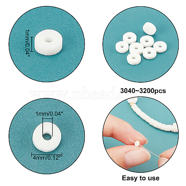 PANDAHALL ELITE Handmade Polymer Clay Beads(CLAY-PH0001-30B-01)-4