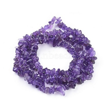 Natural Amethyst Beads Strands(X-F014)-2