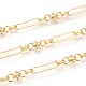 3.28 Feet Brass Handmade Link Chains(X-CHC-M019-06G)-1