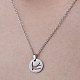 201 Stainless Steel Swallow Pendant Necklace(NJEW-OY001-17)-1