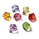 Diamond Shaped Mixed Color Transparent Acrylic Faceted Pendants(X-TACR-PL673-M)-1