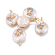 Natural Cultured Freshwater Pearl Pendants(PEAR-E013-37)-2