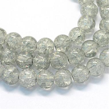 5mm LightGrey Round Glass Beads
