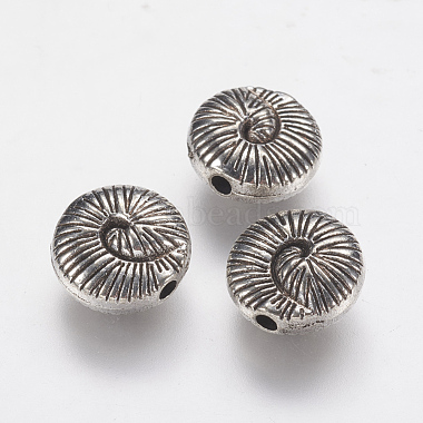 10mm Shell Alloy Beads