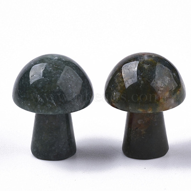 Натуральный мох агат гуаша камень(X-G-N0325-02J)-3