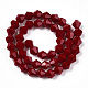 Opaque Solid Color Imitation Jade Glass Beads Strands(GLAA-F029-P6mm-17)-2