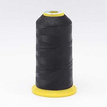 Nylon Sewing Thread, Black, 0.4mm, about 400m/roll