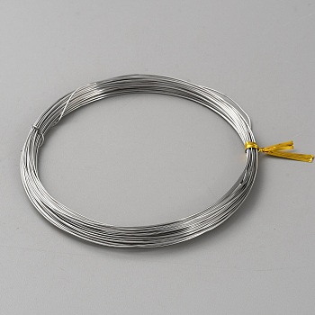 316 Stainless Steel Wires, Round, Stainless Steel Color, 22 Gauge, 0.6mm, about 32.81 Feet(10m)/Roll