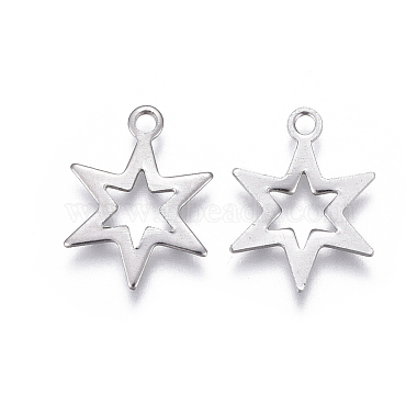 201 Stainless Steel Charms(STAS-F207-32P)-2