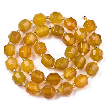 Natural Agate Beads Strands(G-T131-82B-14)-2