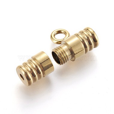304 Stainless Steel Screw Clasps(STAS-P237-18G)-3