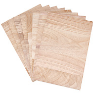 Rectangle Wood Breaking Boards, for Karate Show Training, PapayaWhip, 30x20x0.7cm(WOOD-WH0131-02A)