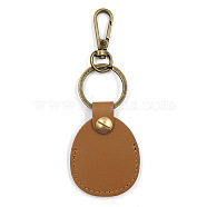 PU Imitation Leather Keychains, with Metal Finding, Peru, 11.5cm(PW-WG75917-02)