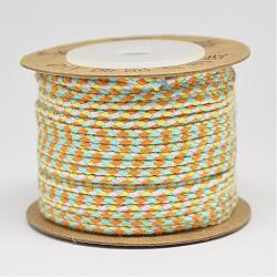 Nylon Thread, Colorful, 2mm, about 20yards/roll(NWIR-D050-15)
